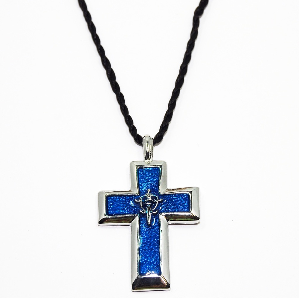 Men’s Steel Cross Pendant